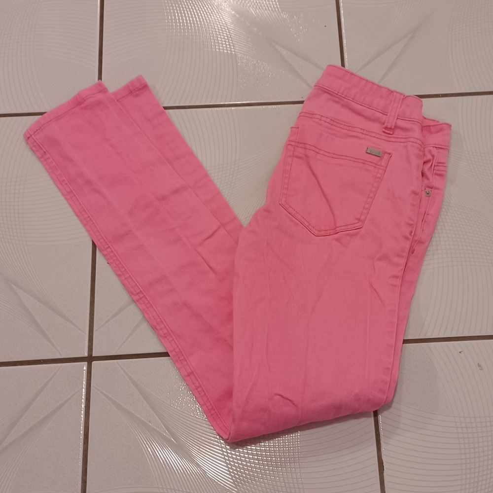4/$40 Hot Pink Skinny Jeans - Size 7 (Junior)